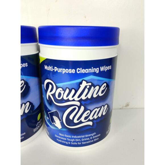 Routine Clean 2 Pack Multi-Purpose Cleaning Wipes 160 Wipes Each - Picture 3 of 11